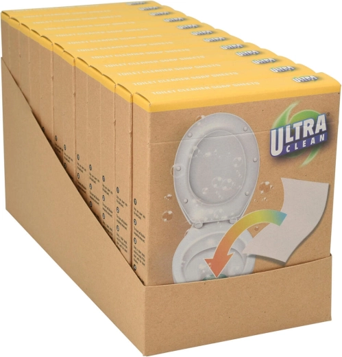 Mydlové obrúsky na čistenie WC ULTRA CLEAN (10 ks)