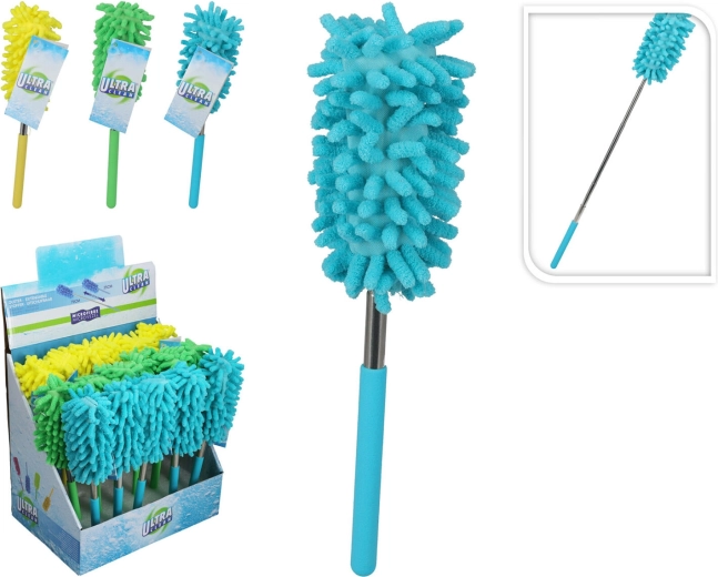 Teleskopická prachovka z činelky 25–76 cm, mix farieb