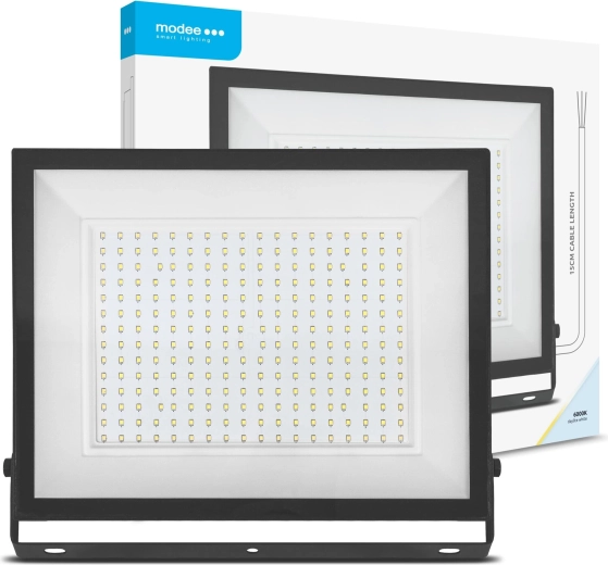 LED reflektor Modee E‑series Slim 200 W, 16000 lm, 120°, studená biela
