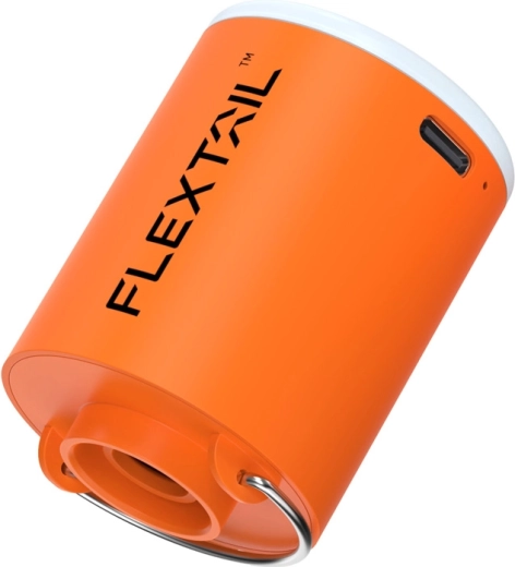 Flextail Tiny Pump X – prenosná bezdrôtová pumpa so svetlom (oranžová)