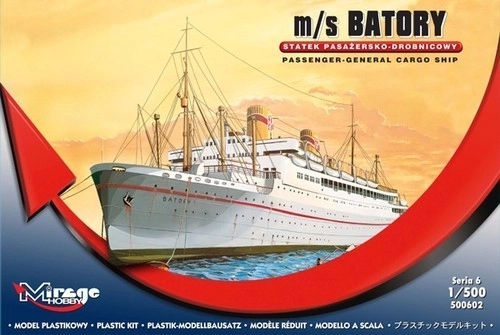 Plastikový model lode M/S Batory