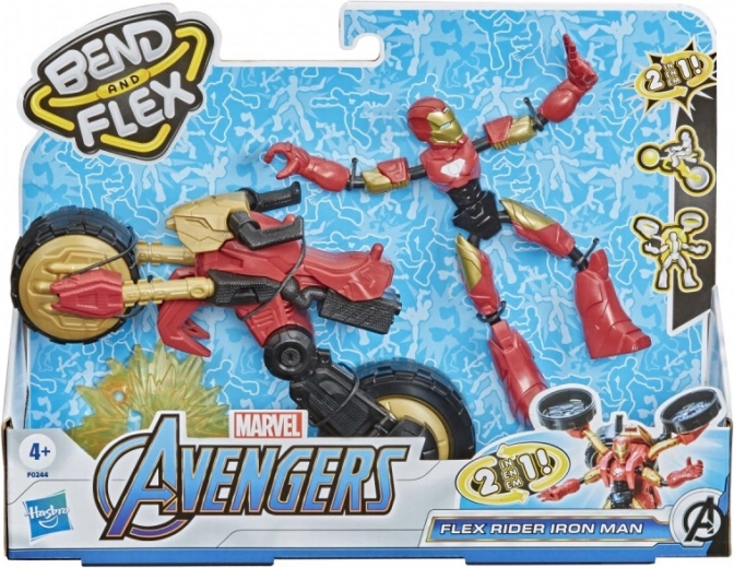 Hasbro Bend and Flex – figúrka IRON MAN s motorkou