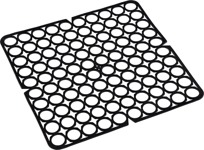 Elastická mriežka do drezu 27,5 × 27,5 cm čierna