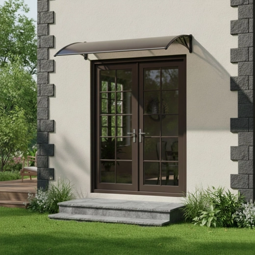 Elegantná ochrana vstupu pred dažďom aj slnkom