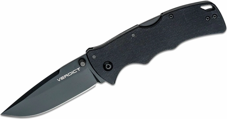 Cold Steel Verdict Spear Point zatvárací nôž 7,6 cm čierny G10