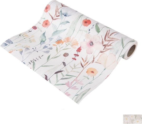 Stolový behúň 300 × 28 cm mix (polyester/bavlna)