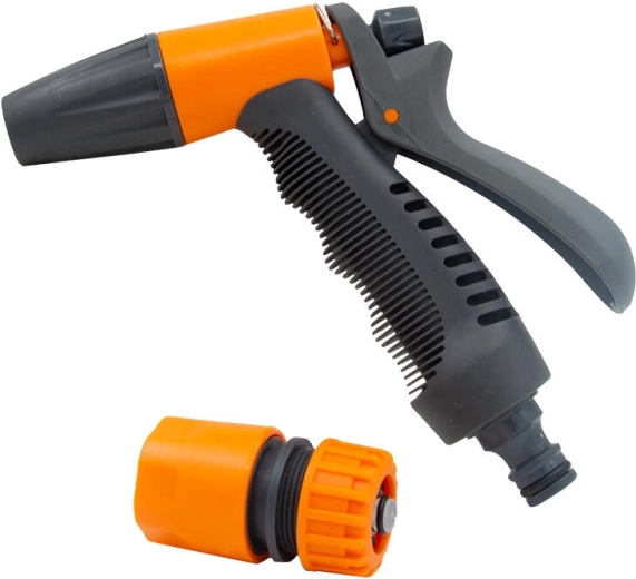 Nastaviteľná postrekovacia pištoľ s rýchlospojkou STOP 1/2" AQUA