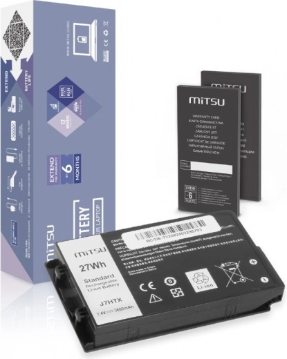 Batéria MITSU pre tablet Dell Latitude 12 Rugged 7202/7212/7220 (3600 mAh, 27 Wh)