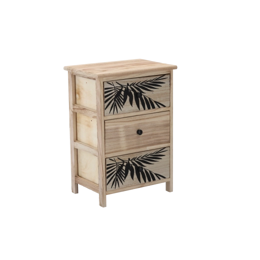 Komoda ZOFIA s 3 zásuvkami 40 × 29 × 58 cm