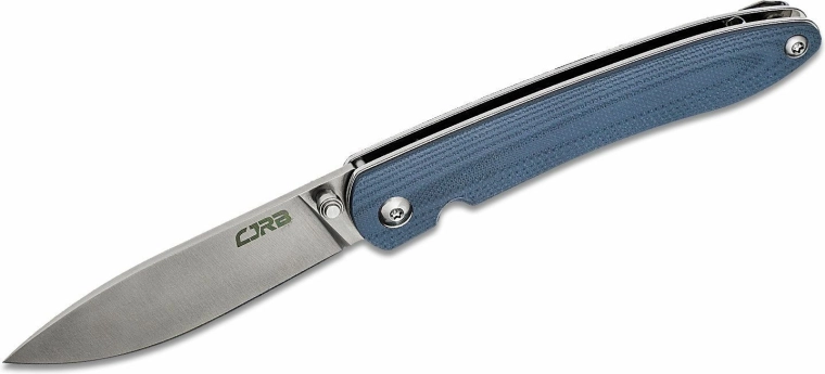 CJRB Ria zatvárací vreckový nôž 7,5 cm, modro-sivý G10