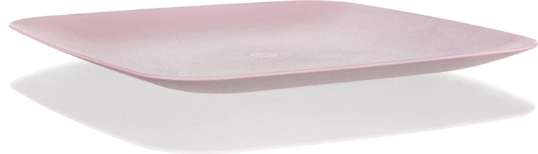 Plytký štvorcový tanier 23,5 cm ružový CULINARIA