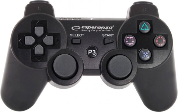 Bezdrôtový gamepad ESPERANZA pre PS3, Bluetooth, čierny