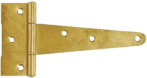 Trojuholníkový záves 100 × 30 × 65 × 2 mm, žlto pozinkovaný