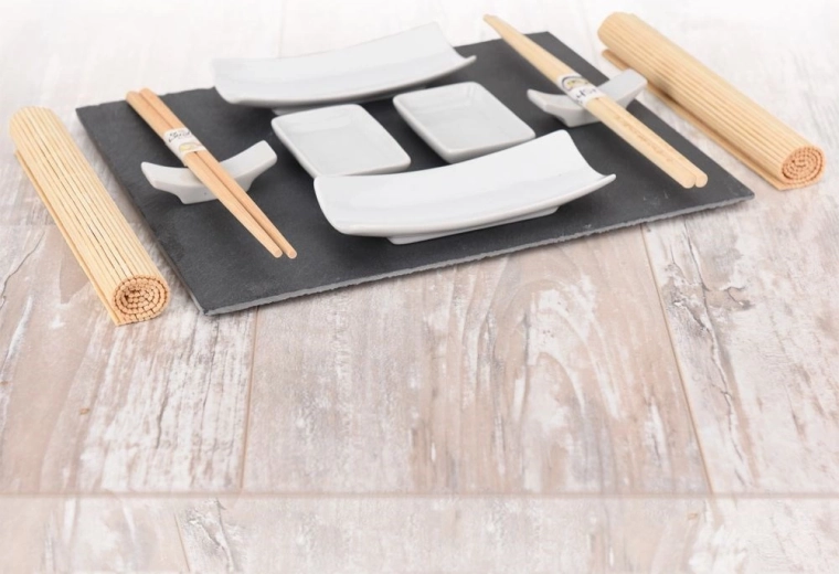 Prémiové materiály: porcelán, bambus, kameň