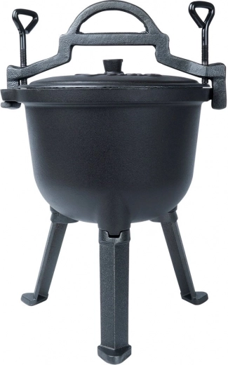 Stabilná trojnožka na bezpečné varenie nad ohňom