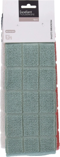 Sada mikrovláknových utierok 30 × 30 cm (4 ks)
