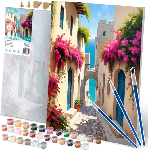 Maľovanie podľa čísel 40 × 50 cm – mestská krajina MASSIDO