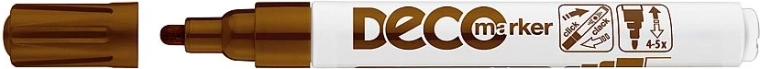 Popisovač ICO Deco hnedý 2–4 mm