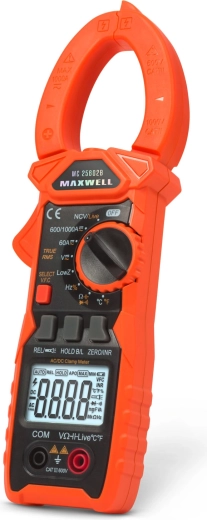 Kliešťový multimeter MAXWELL True RMS AC/DC 1000 A s pracovným svetlom