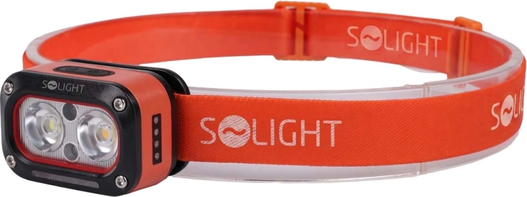 Solight nabíjateľná LED čelovka 250 lm s infračerveným senzorom (teplé aj studené svetlo)