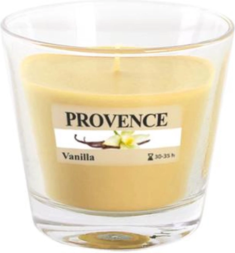 Vonná sviečka v skle Provence vanilka 35 hodín