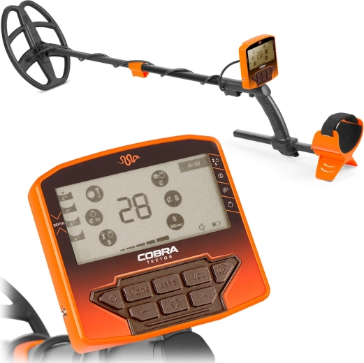 Detektor kovov COBRA TECTOR Rush s vodotesnou DD cievkou 28 cm