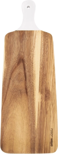 Orion doska na krájanie z akáciového dreva Whiteline s rukoväťou 48,5 × 18,5 cm