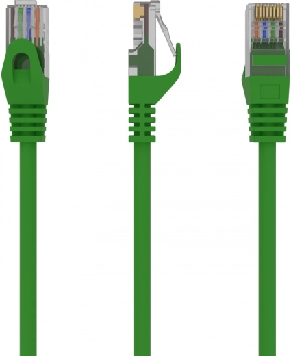 Sieťový patch kábel Cat 6 UTP 1,5 m zelený
