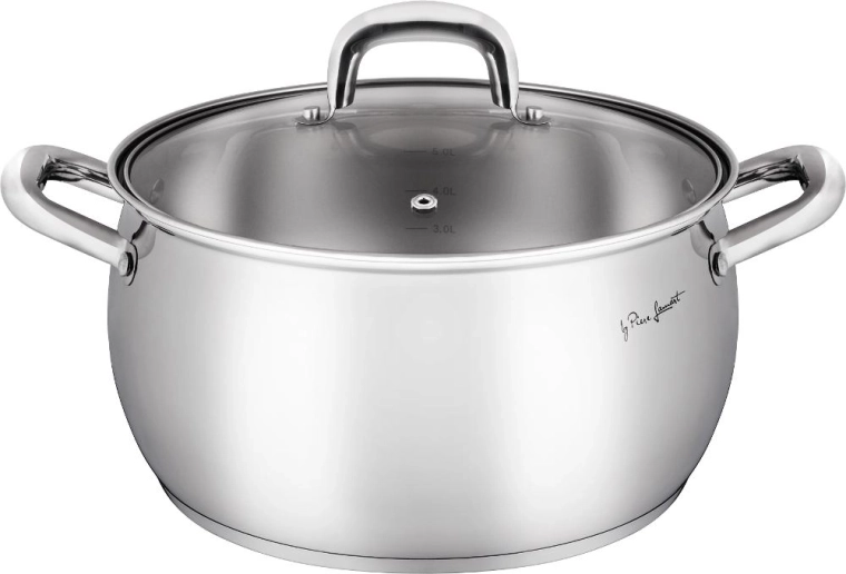 Nerezový kastról Lamart Shape s pokrievkou 5,6 l