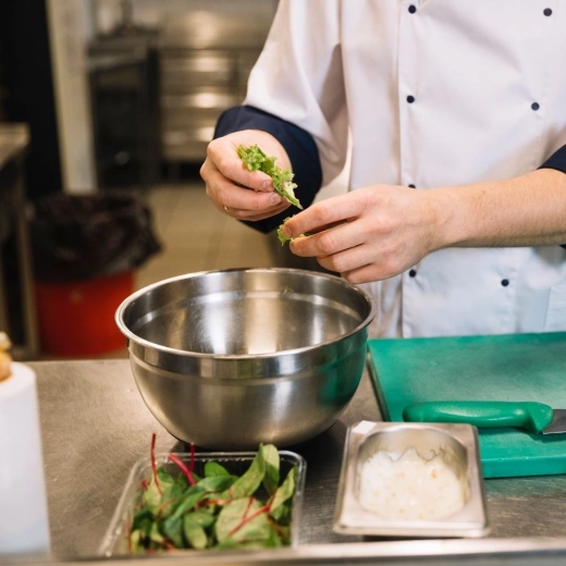 Elegantný vzhľad na servírovanie