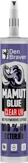 Transparentné lepidlo MAMUT GLUE CLEAR UV, 290 ml