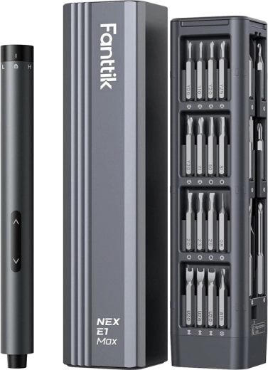 Elektrická sada presných skrutkovačov Fanttik E1 Max 3,7 V, sivá