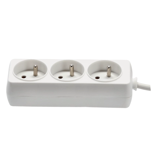 Kompaktná lišta s 3 uzemnenými zásuvkami