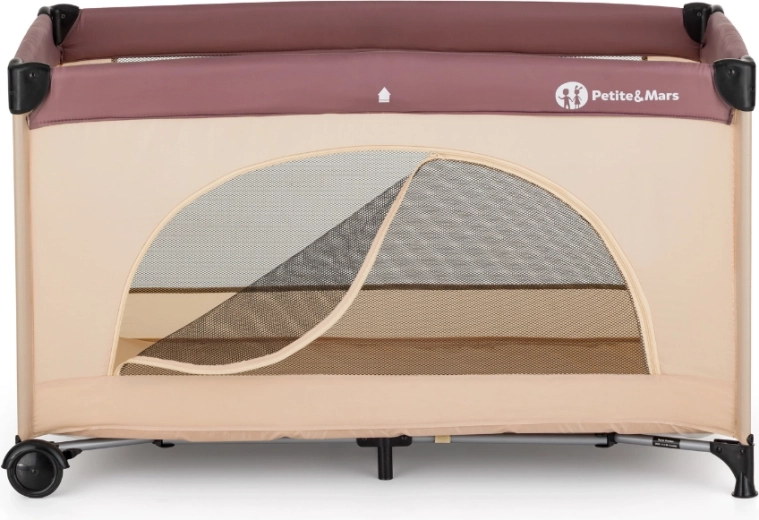 Bočný zipsový vstup pre samostatný pohyb dieťaťa