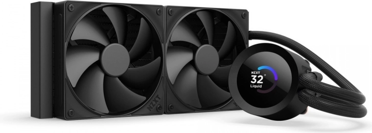 NZXT Kraken plus 240 LCD čierne