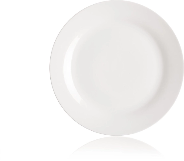 Porcelánový plytký tanier 26,5 cm biely