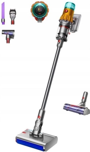 Dyson V12s Detect Slim Submarine bezdrôtový tyčový vysávač žltý/nikel