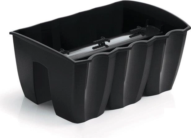 Truhlík na zábradlie Crown 39,3 cm antracit