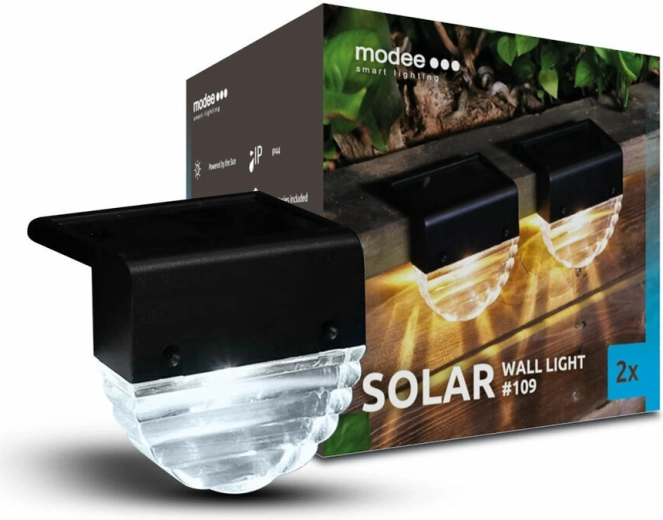 Solárne nástenné lampy Modee Smart Lighting 109, sada 2 ks