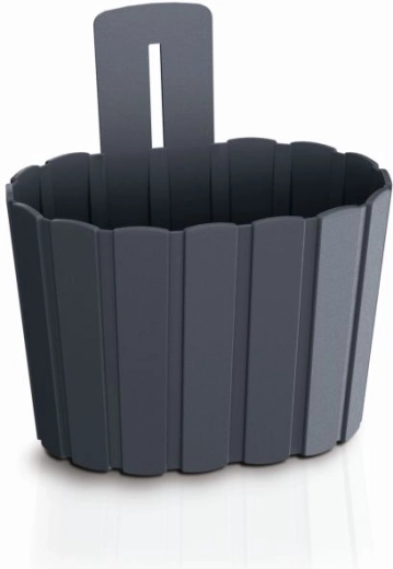 Závesný kvetináč BOARDEE WALL 19,4 cm – antracit