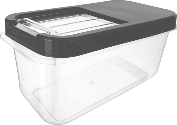 Úložný box na kapsuly, prášok a krmivo sivý 7,5 l