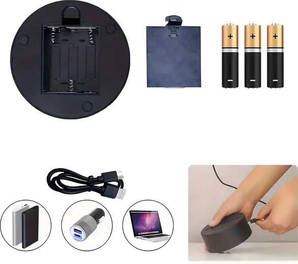 USB aj batériové napájanie