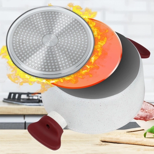 Indukčné dno pre rovnomerný rozvod tepla