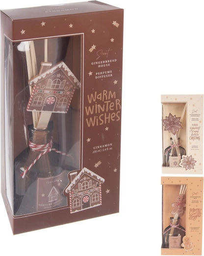 Vianočný aroma difuzér s tyčinkami 100 ml (3 varianty)