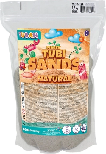 TUBI SAND prírodný kinetický piesok v sáčku 2,5 kg
