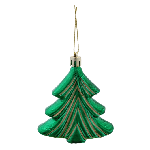 Žiarivé stromčeky s kovovým leskom