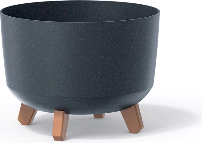 Kvetináč Gracia Standard Eco Wood 33,9 cm antracit