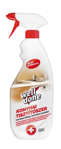 Well Done antibakteriálny čistič do kuchyne 750 ml