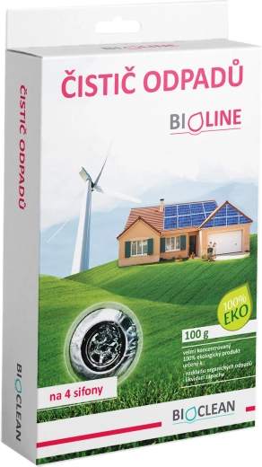 Bioline biologický čistič odpadov a sifónov 100 g