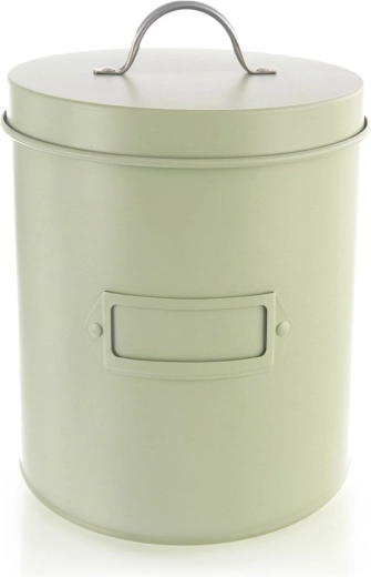 Kovová dóza na potraviny GREENISH 3,3 l, zelená